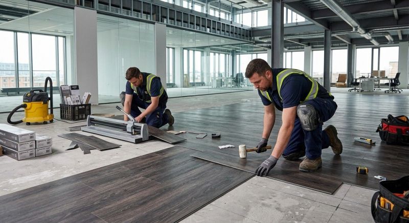 Our team working on Flooring Service projects in Flemington, NJ