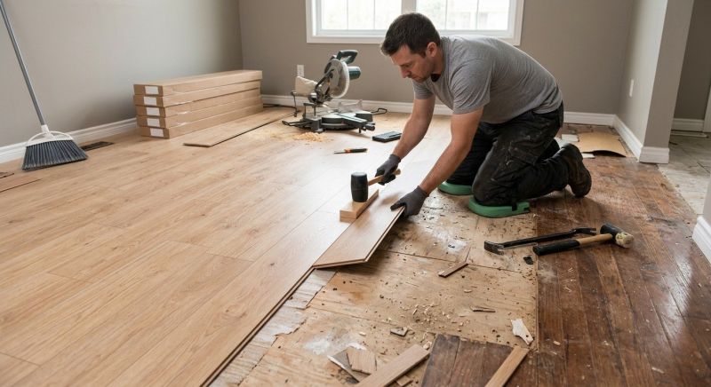 Laminate Floor Replacement in Fairless Hills, PA