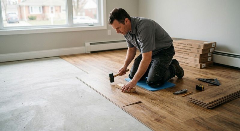 Linoleum Floor Installation in Bedminster, NJ