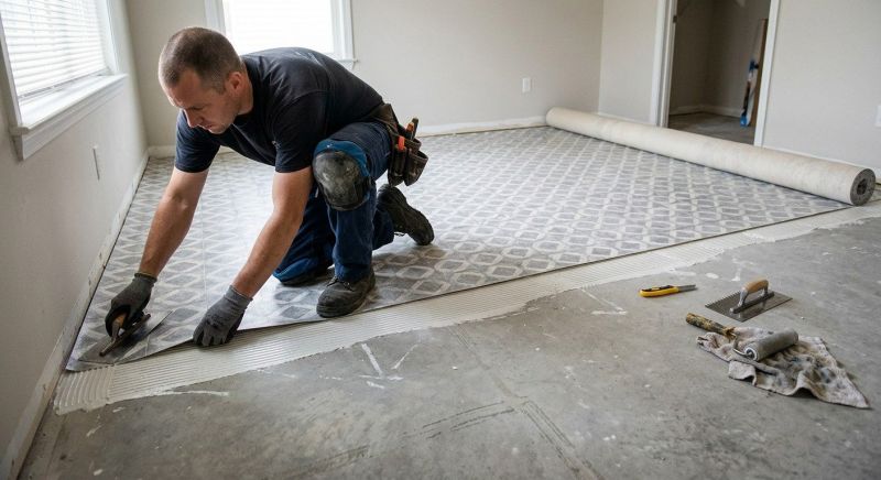 Sheet Flooring Installation in Mendham, NJ