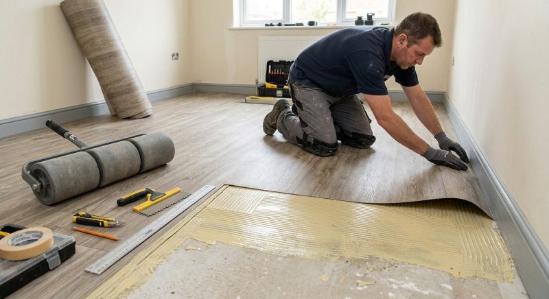 Sheet Vinyl Installation in Warrington, PA