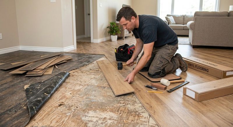 Vinyl Flooring Installation in Califon, NJ